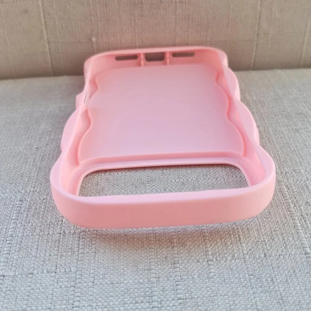 Unbranded Phone Case for 17 Pro Max Pink Rubber Fitted back Case New